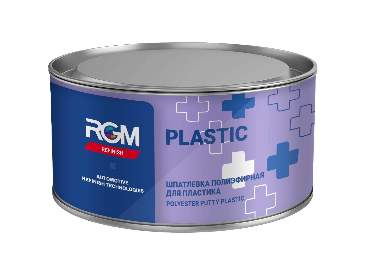 Шпатлевка RGM REFINISH PLASTIC PUTTY 2K для пластика 0,5кг 