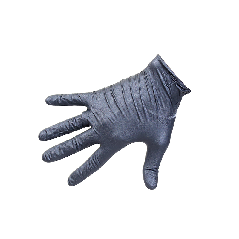 Перчатки RoxelPro нитриловые черные L (уп100шт) 