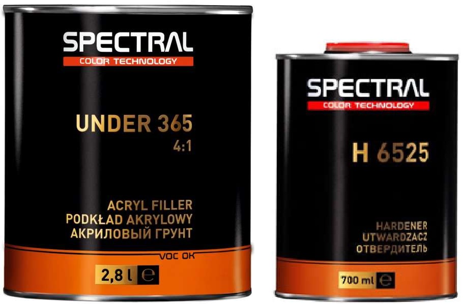 Грунт SPECTRAL UNDER 365 4:1 P5 черный 2,8л +отвердитель H6525 0,7л 