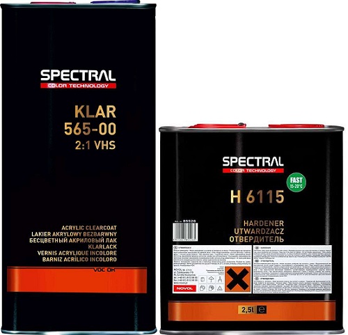 Лак SPECTRAL KLAR 565 VHS 2:1 бесцветный 5л +отвердитель H6115 2,5л 