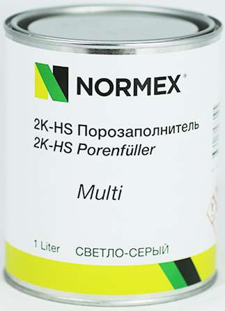 Порозаполнитель Normex 144 2K НS светло-серый 1л +отвердитель 810 0,25л 