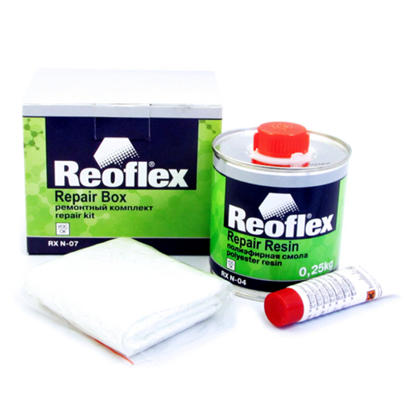 Ремонтный комплект Reoflex (смола+стекломат) 0,25кг/5кв.м 