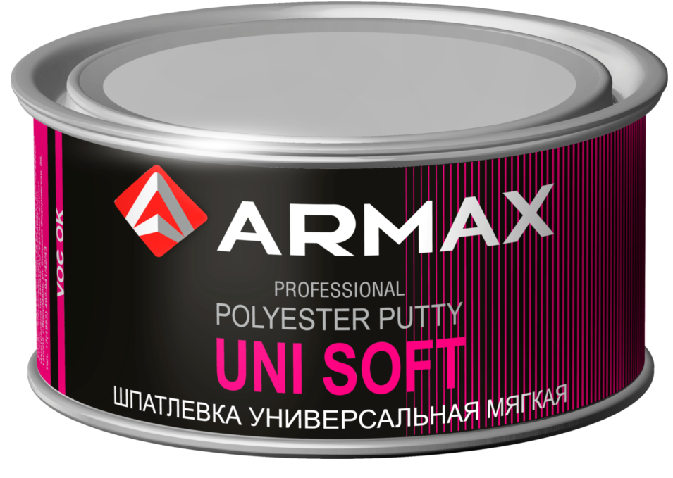 Шпатлевка ARMAX 2K UNI SOFT PUTTY 0,5кг 
