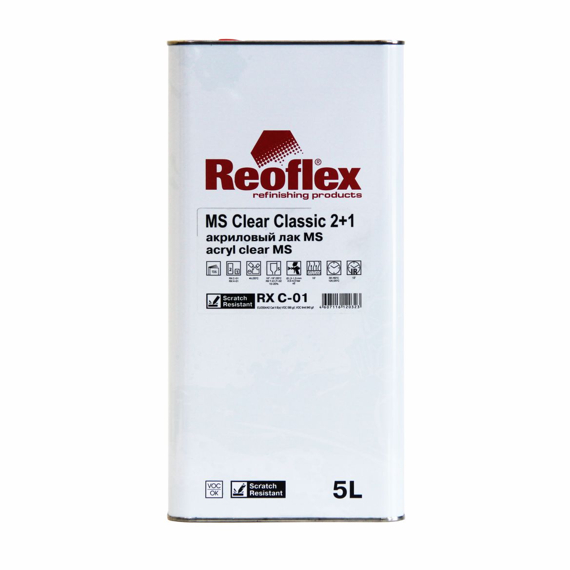 Лак Reoflex 2+1 2К MS 5л 