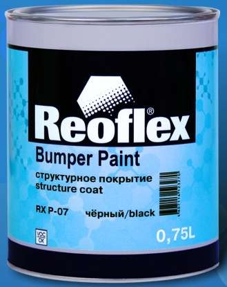 Структурное покрытие Reoflex черный 0,75л 