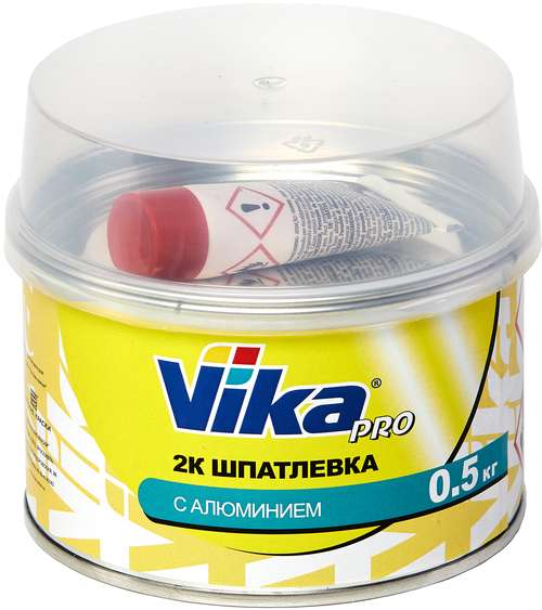 Шпатлевка Vika PRO с алюминием 0,5кг 