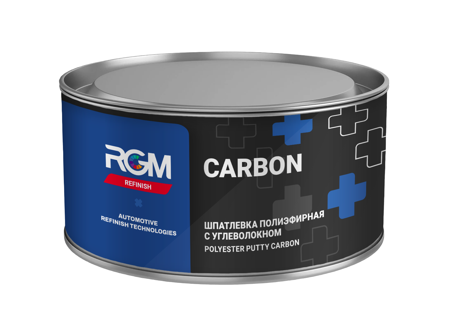 Шпатлевка RGM REFINISH CARBON PUTTY 2K с углеволокном 1,8кг 