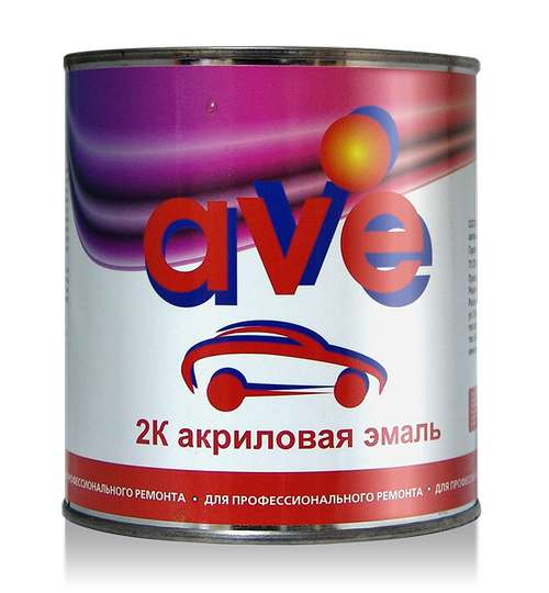 Автоэмаль АVЕ акрил Золотисто-желтая ГАЗ 0,85кг 