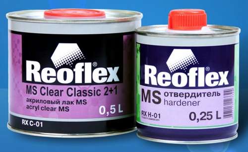 Лак Reoflex 2+1 2К MS 0,5л +отв 0,25л 