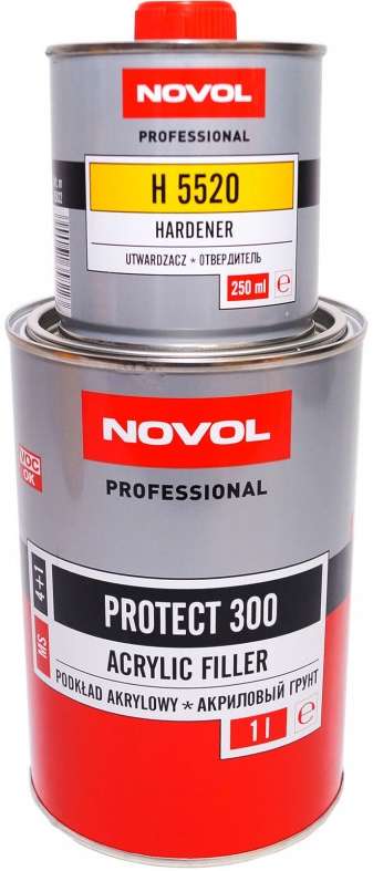 Грунт Novol PROTECT МS 300 4+1 белый 1л+0,25л 
