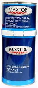Лак MAXTOR 3520 MAX 2К CLEAR COAT HS 2:1 1л +отверд HD3520 0,5л 