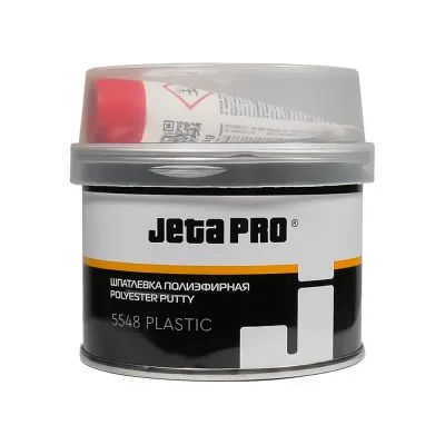 5548 PLASTIC0,5_Шпатлевка для пластика JETA PRO PLASTIC черная 0,5кг