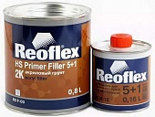 5+1 Грунт 2К Reoflex выравнивающий серый 0,8л +отв 0,16л 