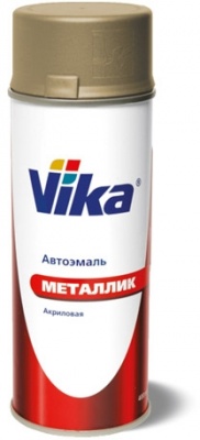 640 Эмаль Vika-металлик Серебристая аэрозоль 520мл фото в интернет магазине Новакрас.ру