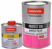 Грунт Novol PROTECT 5+1 330 ТРИО серый 1л+отвердитель H5520 0,2л 