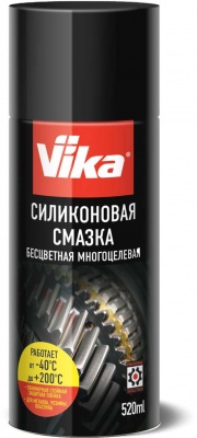 Смазка универсальная силиконовая Vika 520мл аэрозоль фото в интернет магазине Новакрас.ру