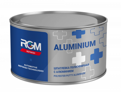 Шпатлевка RGM REFINISH ALUMINIUM PUTTY 2K с алюминием 1,8кг фото в интернет магазине Новакрас.ру