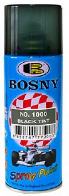 1000 Черный тонировочный лак BOSNY аэрозоль 520мл фото в интернет магазине Новакрас.ру