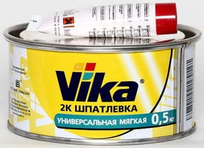 Шпатлевка Vika PRO по пластику 0,5кг фото в интернет магазине Новакрас.ру