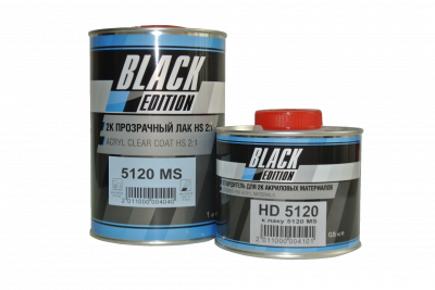 Лак прозрачный Black Edition Maxtor BE 5150 2K 2:1 MS 1л + отверд HD5150 0,5л фото в интернет магазине Новакрас.ру