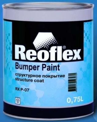 Эмаль для бамперов Reoflex серый 0,75л фото в интернет магазине Новакрас.ру