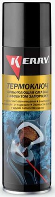 Термоключ-проникающая смазка KERRY с эффектом заморозки спрей 335мл фото в интернет магазине Новакрас.ру