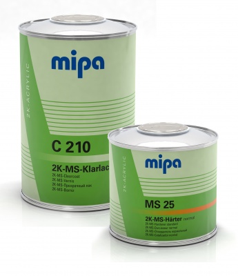 Лак Mipa MS C210-25 1,5л комплект фото в интернет магазине Новакрас.ру