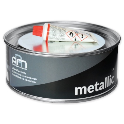 Шпатлевка ARM METALLIC с алюминием 1кг фото в интернет магазине Новакрас.ру