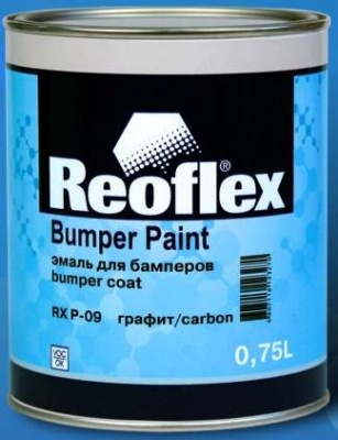 Эмаль для бамперов Reoflex графит 0,75л фото в интернет магазине Новакрас.ру