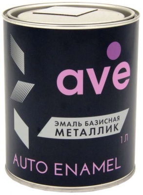 626 Автоэмаль AVE металлик Мокрый асфальт 1л фото в интернет магазине Новакрас.ру