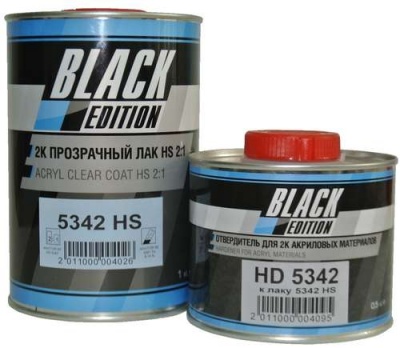 Лак прозрачный Black Edition Maxtor B5342 2K 2:1 HS 1л +отверд HD5342 0,5л фото в интернет магазине Новакрас.ру