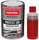 Грунт Novol PROTECT 380 полиэфирный серый 0,8+0,08л  
